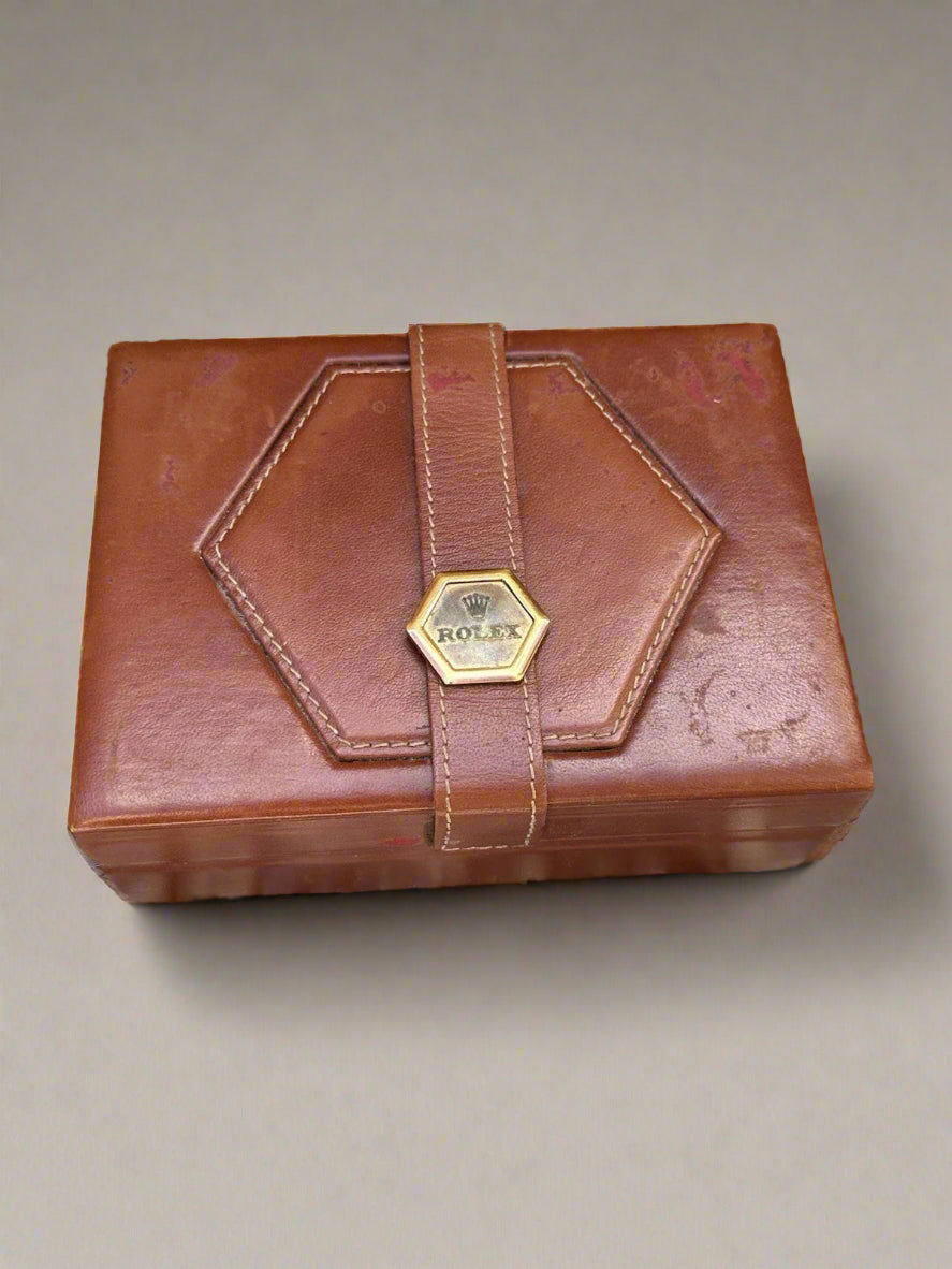 Vintage Rolex Oyster Quartz Mens Watch Box - 55.00.01