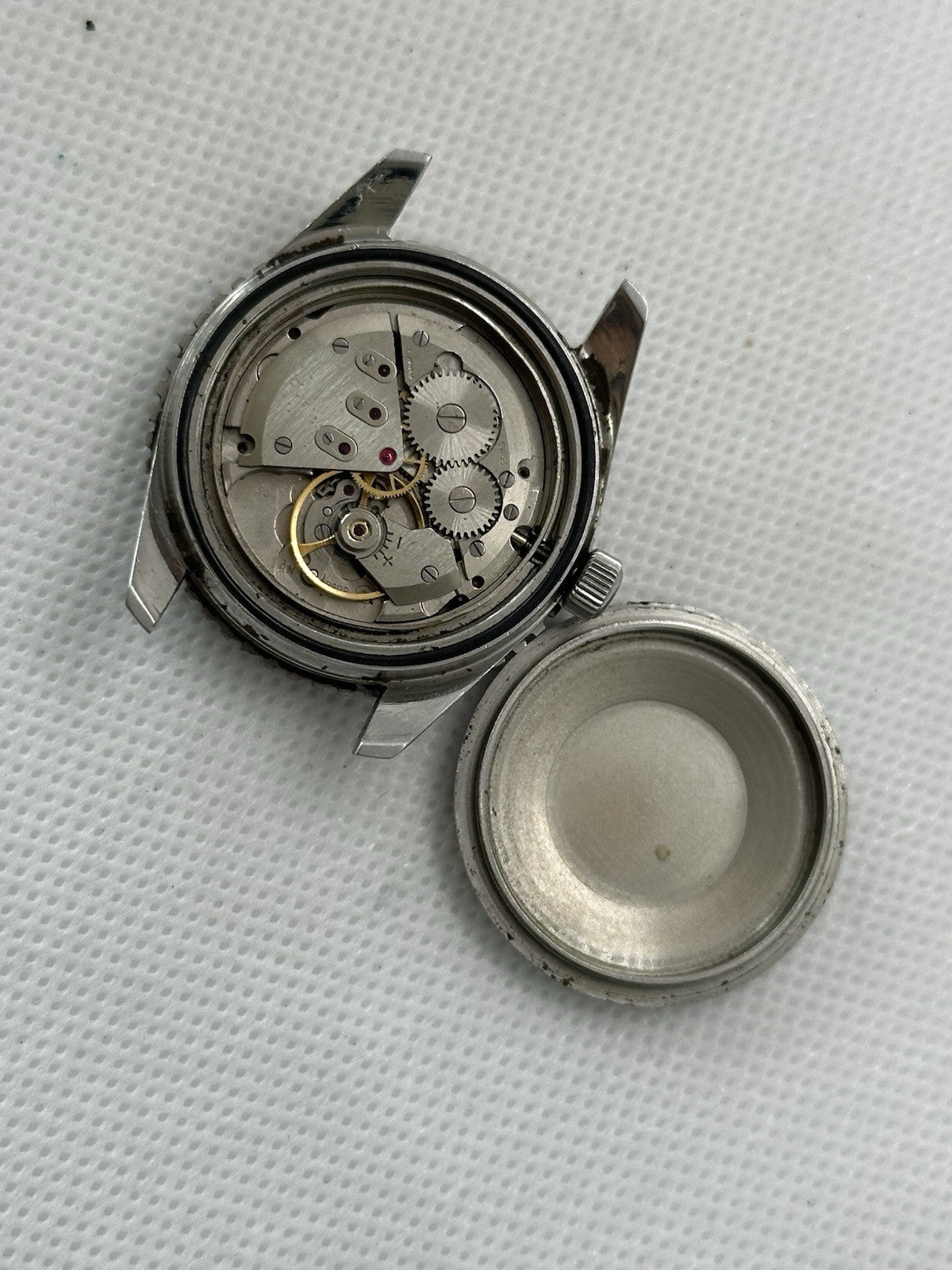 Vintage Accurist All Steel 21J Mens Dive Watch - Spares/Repairs