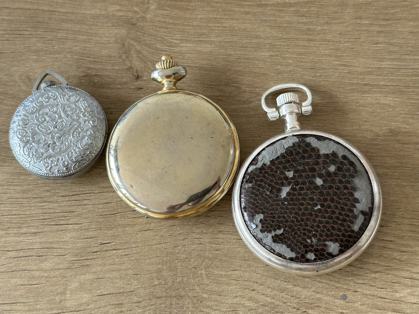 Vintage Retro Pocket Watch Job Lot x3 inc. Lamar & Citron - Spares/Repairs