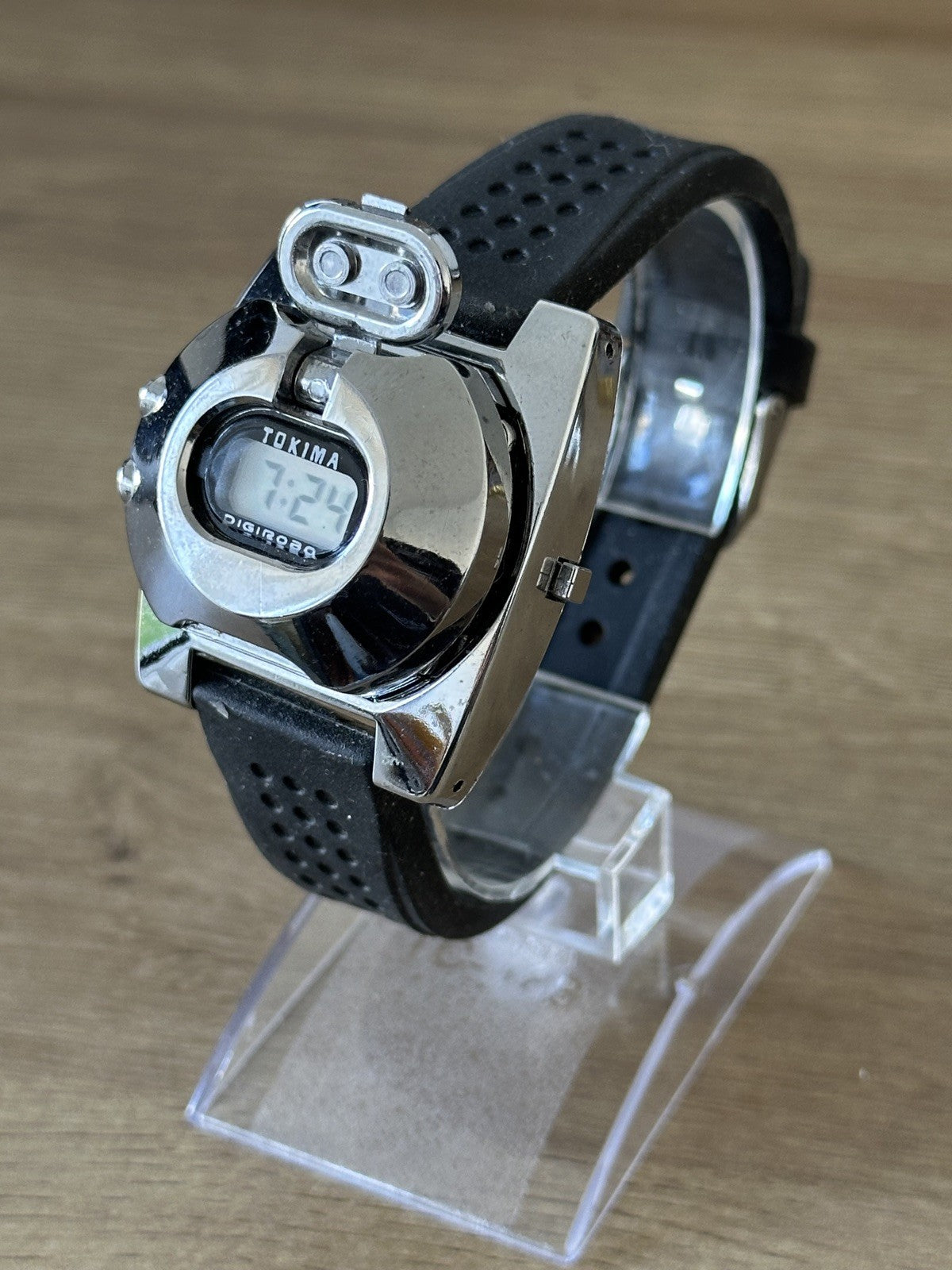 Vintage Tokima Digirobo - Japanese Transforming Mens Watch - Running Project
