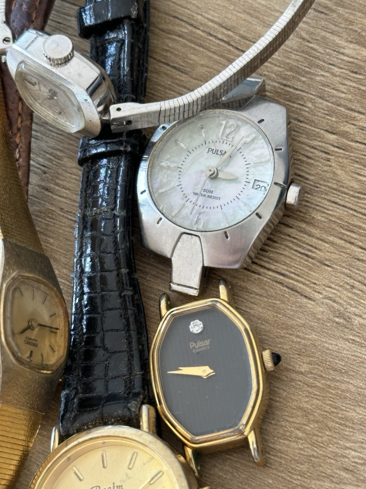 Vintage Job Lot Ladies Watches - Pulsar, Citizen, Seiko etc- Spares 0028