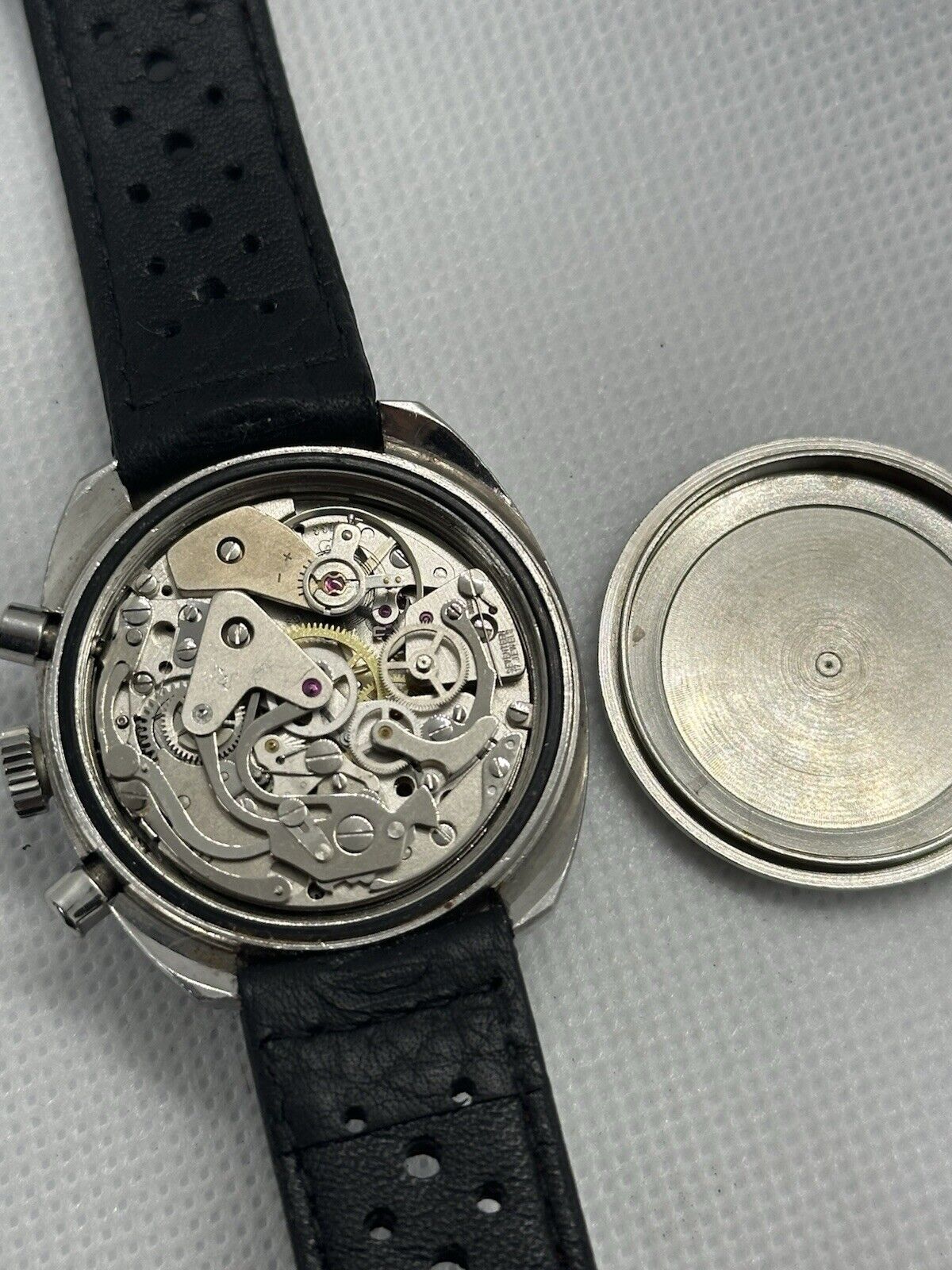 Vintage Swiss Emperor Valjoux 7733 Mens Chronograph Watch - Running (Srvcd 2024)