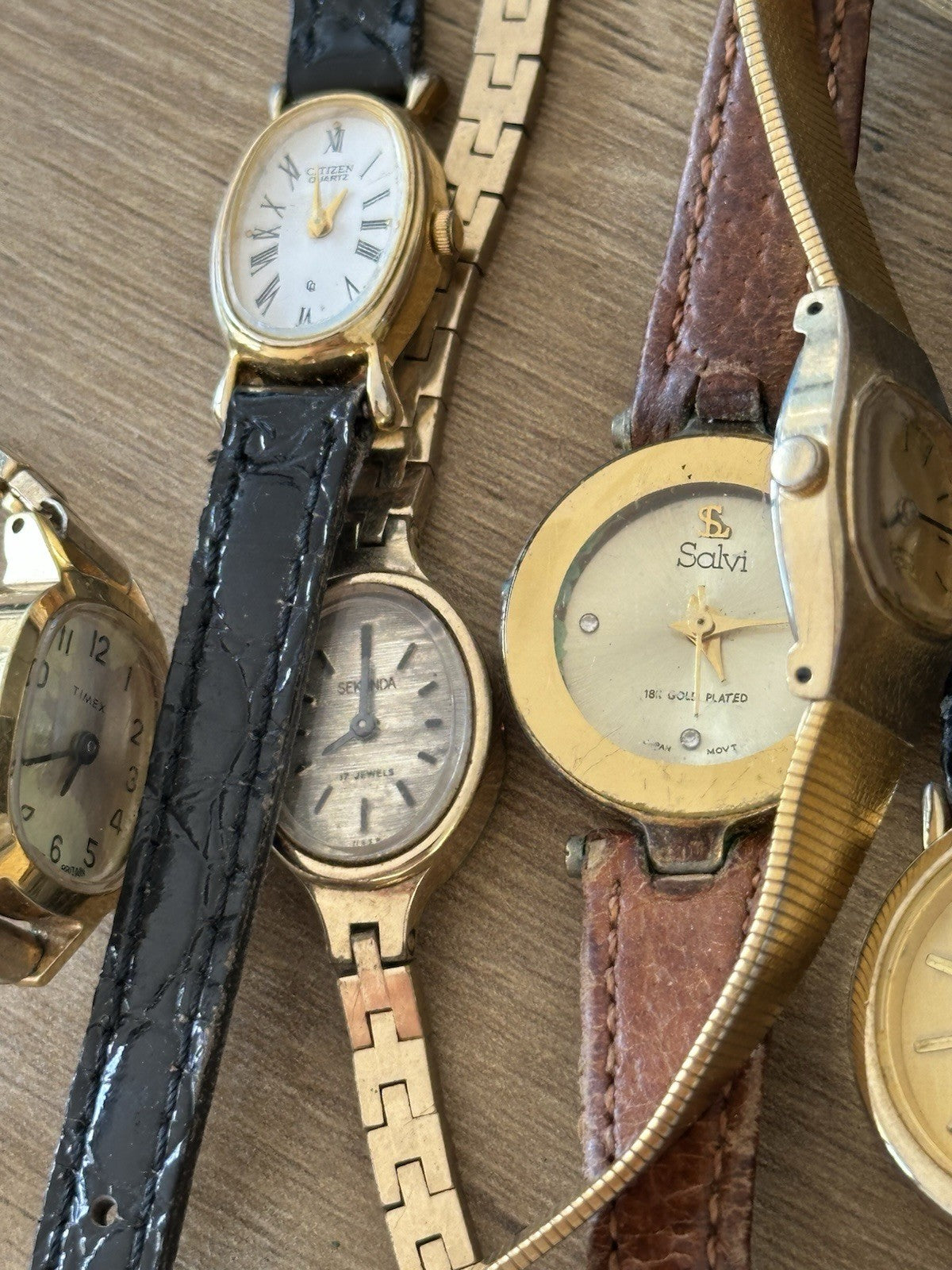 Vintage Job Lot Ladies Watches - Pulsar, Citizen, Seiko etc- Spares 0028