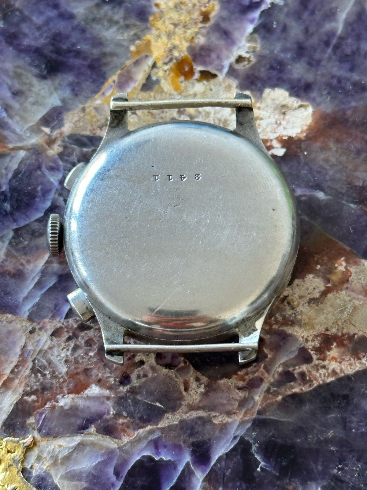 Vintage Wyler Vetta Mens Chronograph Watch, Sector Dial - Spares/Repairs