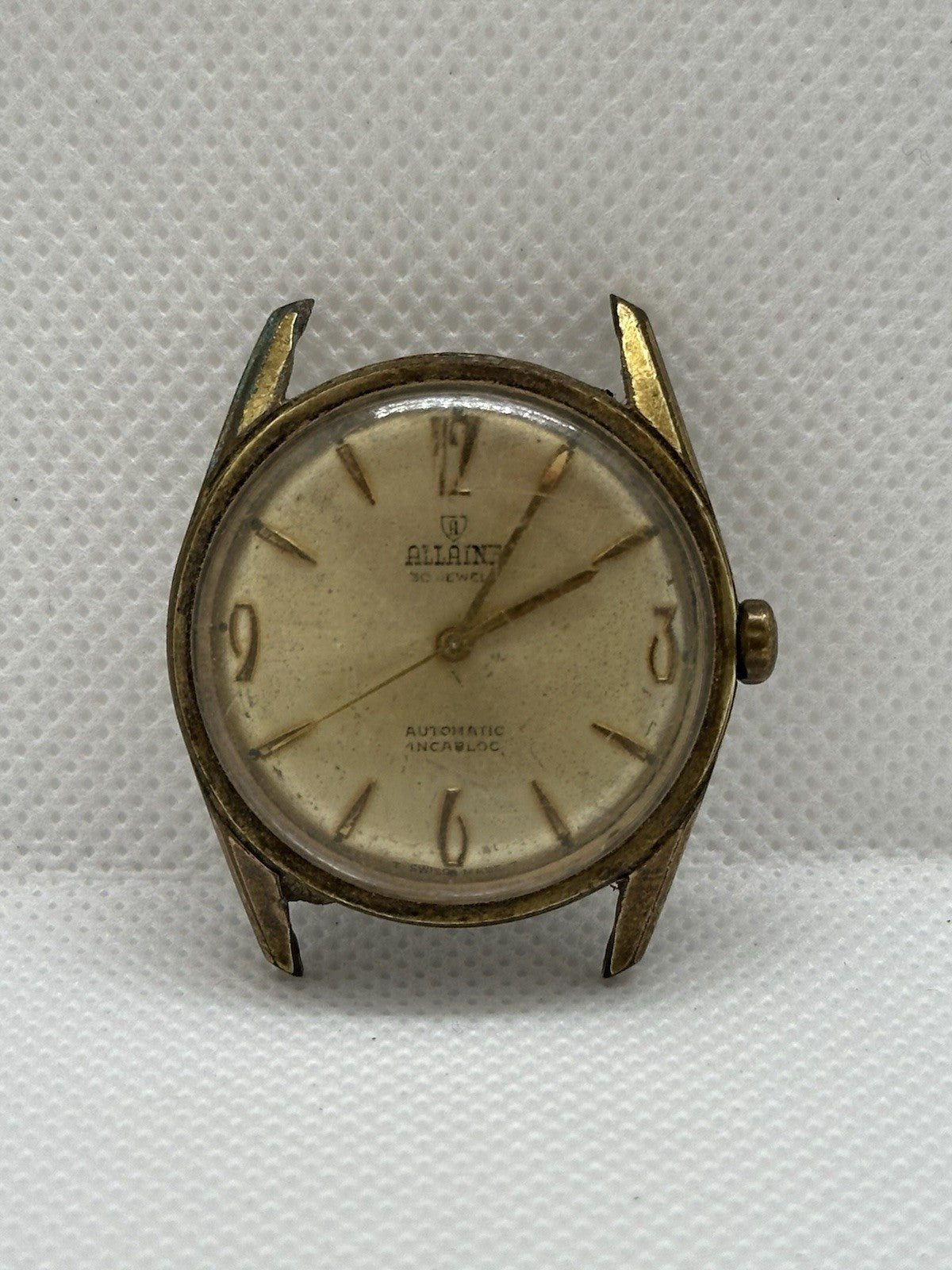 Vintage Allaine 30J Automatic Mens Dress Watch - Running