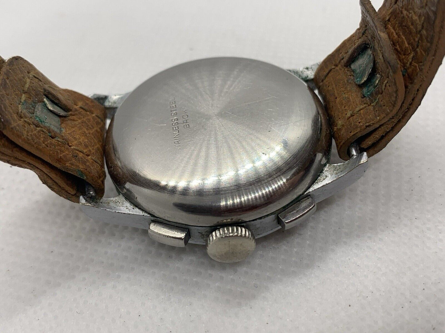 Vintage Lechner Valjoux 22 /23 Mens Chronograph Watch - Running