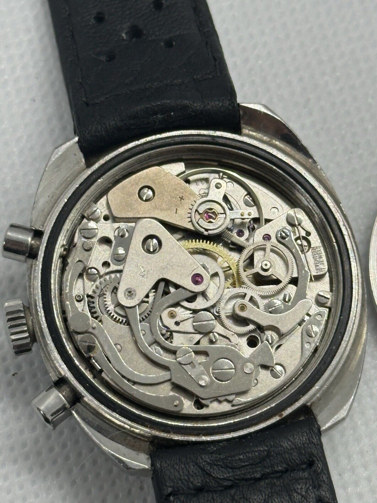 Vintage Swiss Emperor Valjoux 7733 Mens Chronograph Watch - Running (Srvcd 2024)