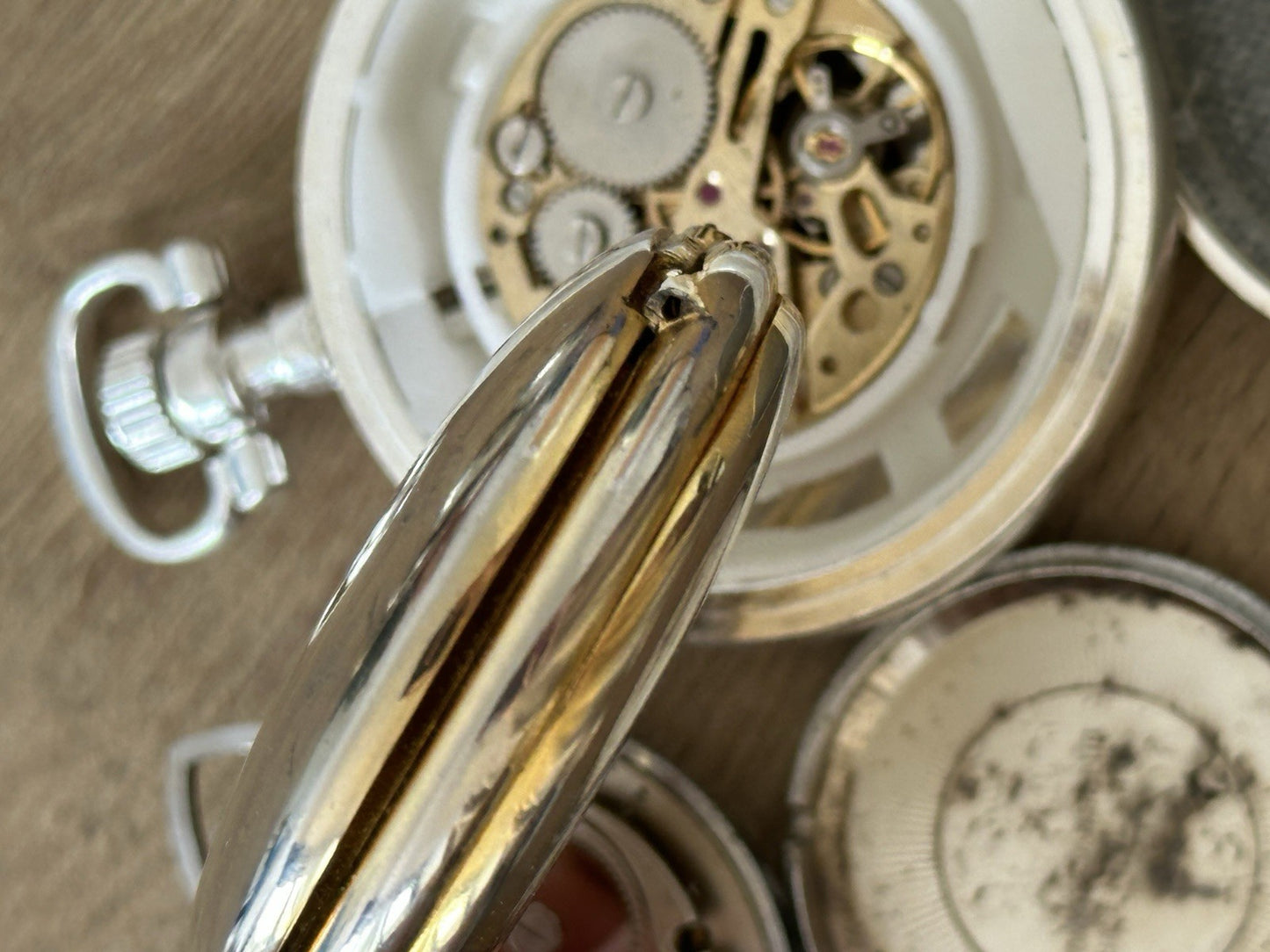 Vintage Retro Pocket Watch Job Lot x3 inc. Lamar & Citron - Spares/Repairs