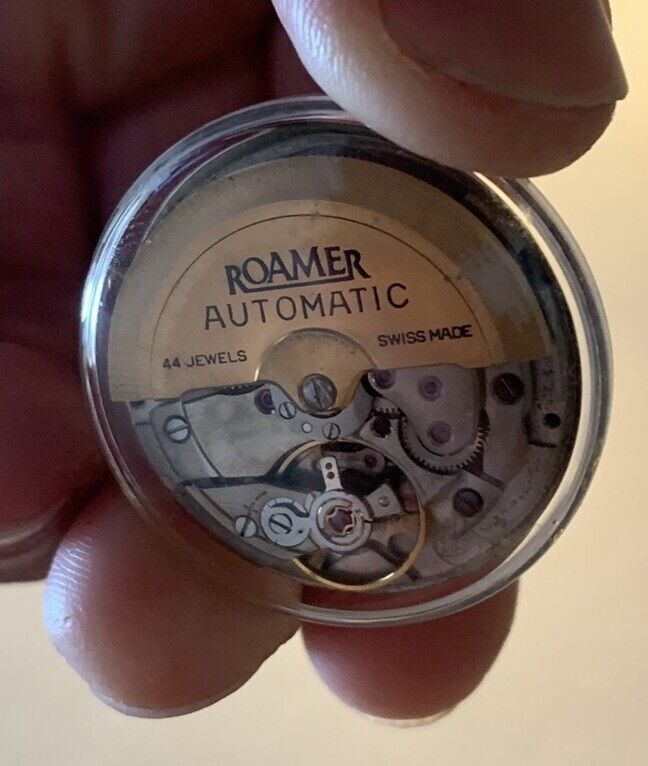 Vintage Roamer Rotopower 44 Mens Watch - Possible Gold? - Spares/Repairs