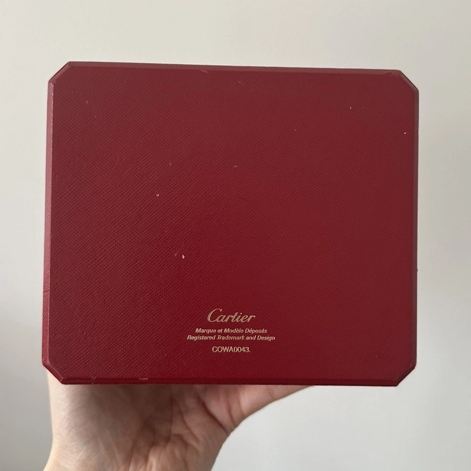 Vintage 18k Solid Gold Cartier Vendome 881001 Unisex Watch w/ Box - Running