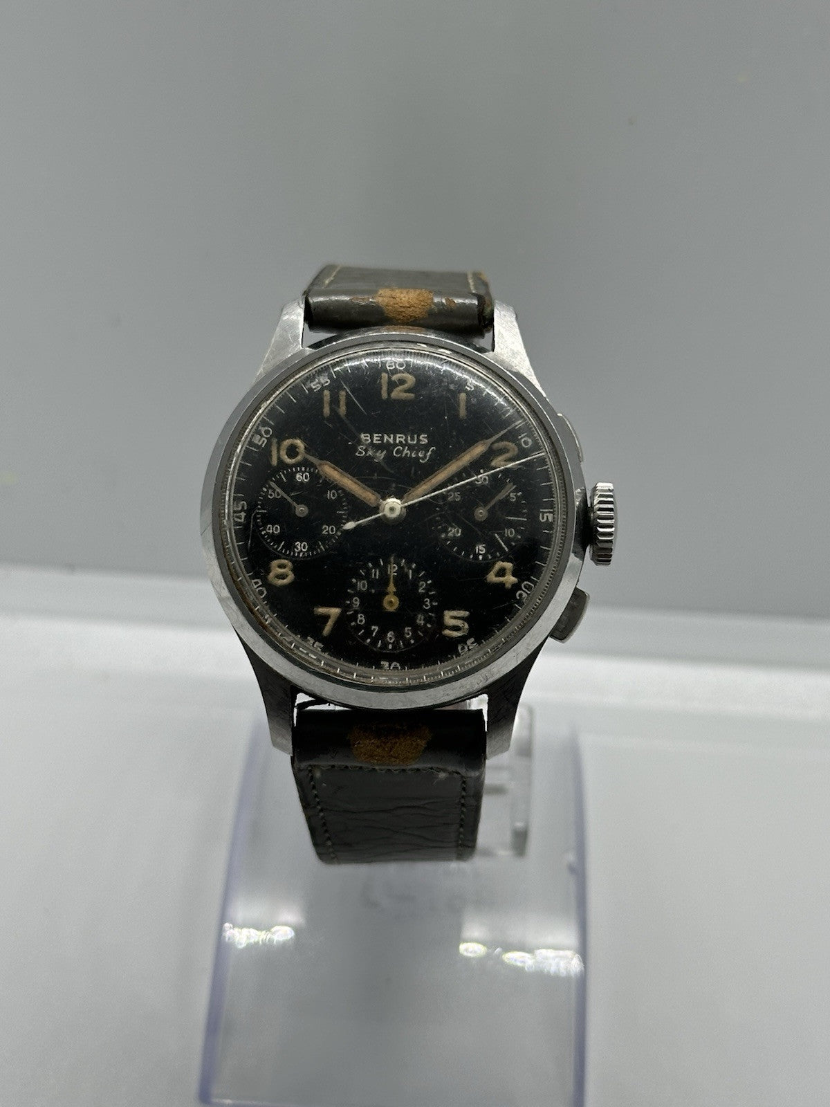 Vintage Benrus Sky Chief Venus 178 Column Wheel Mens Chronograph - Spares/Repair