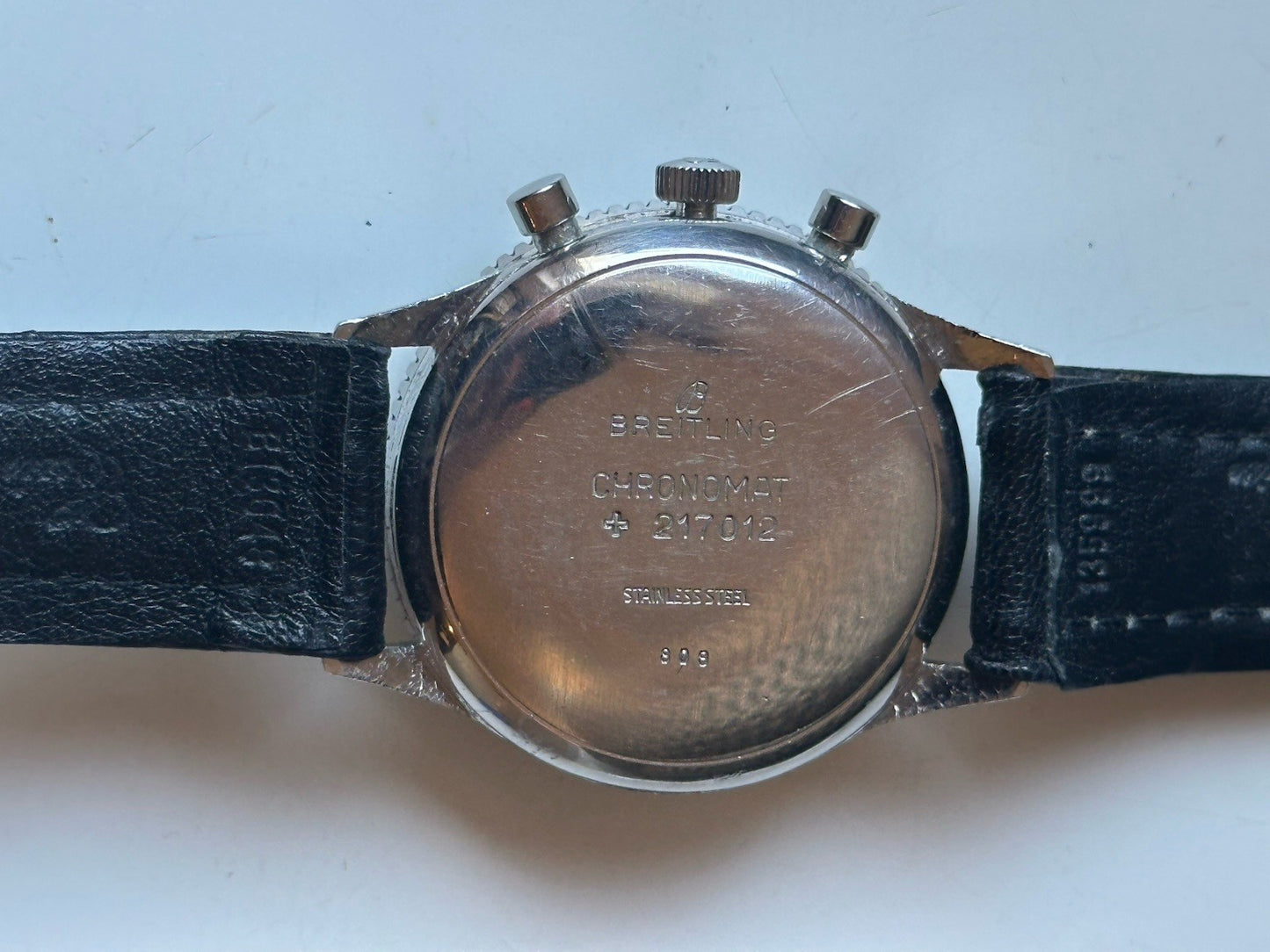 Vintage Breitling Chronomat 808 Chronograph Mens Watch - Serviced March 2025
