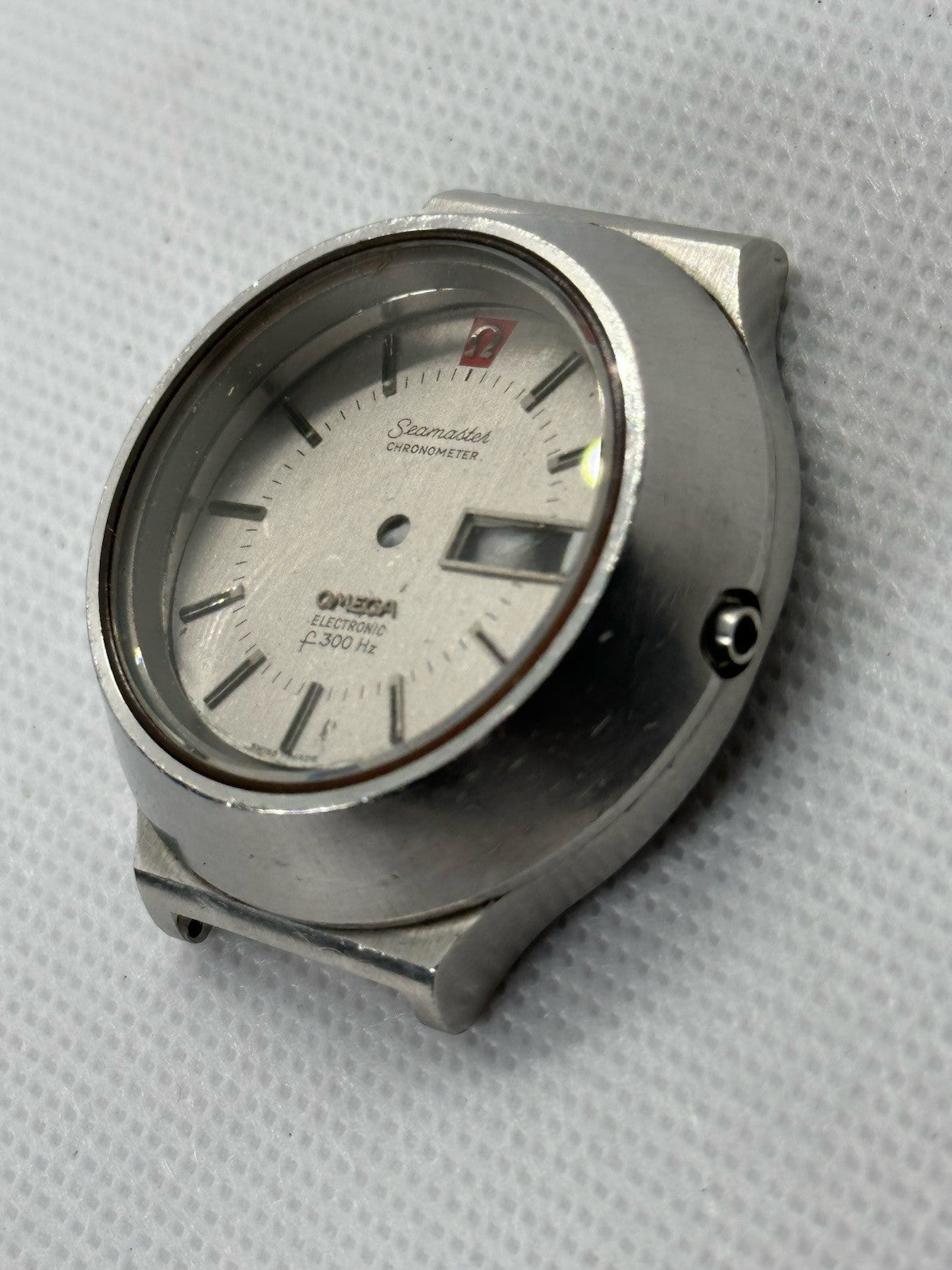 Vintage Omega f300 Mens Watch | 198.0011 | Spares/Repair - CASE & DIAL ONLY