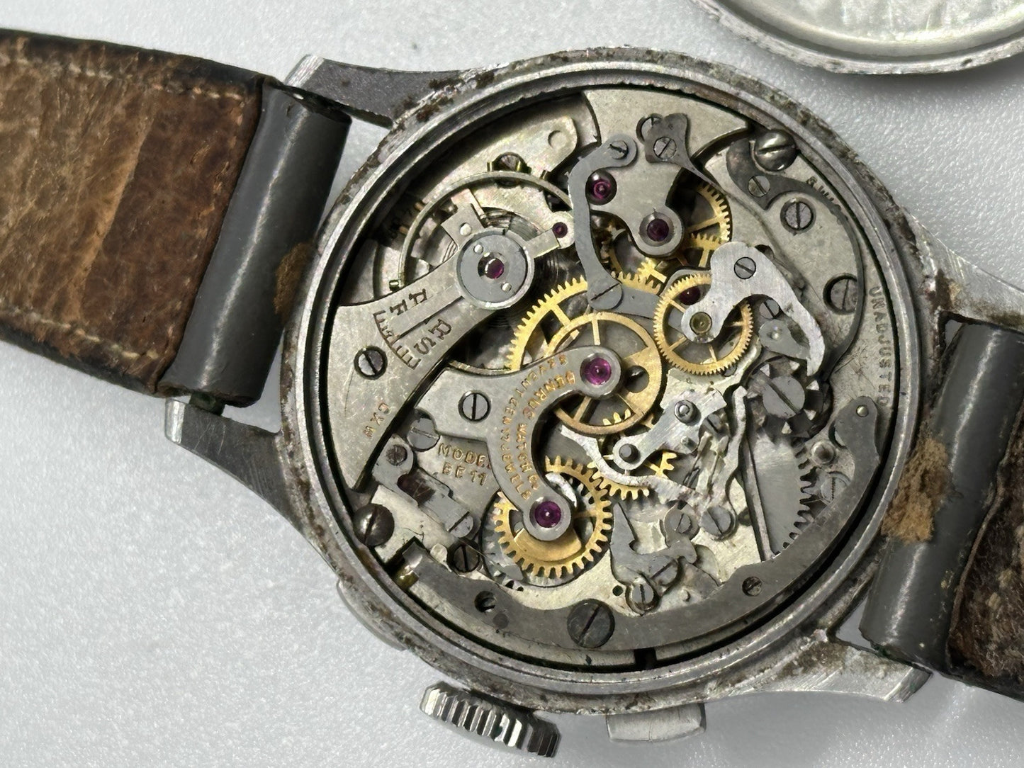 Vintage Benrus Sky Chief Venus 178 Column Wheel Mens Chronograph - Spares/Repair