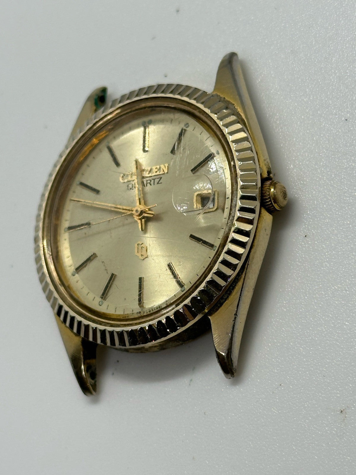 Vintage Citizen Gold Plated Day/Date Mens Watch, Luxury Style