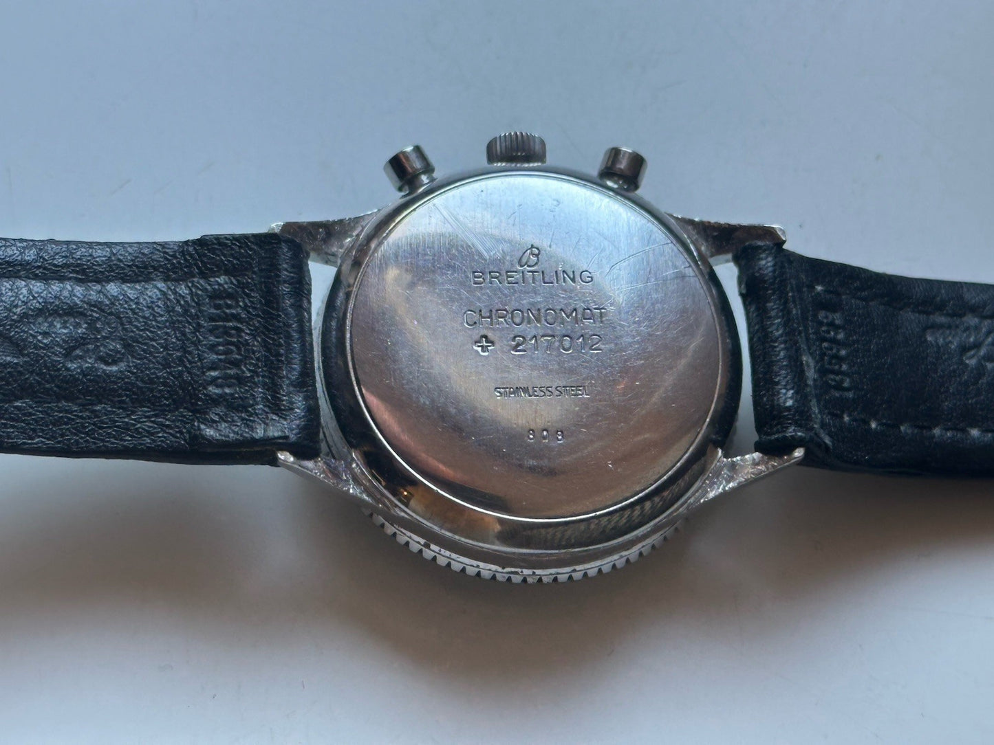 Vintage Breitling Chronomat 808 Chronograph Mens Watch - Serviced March 2025