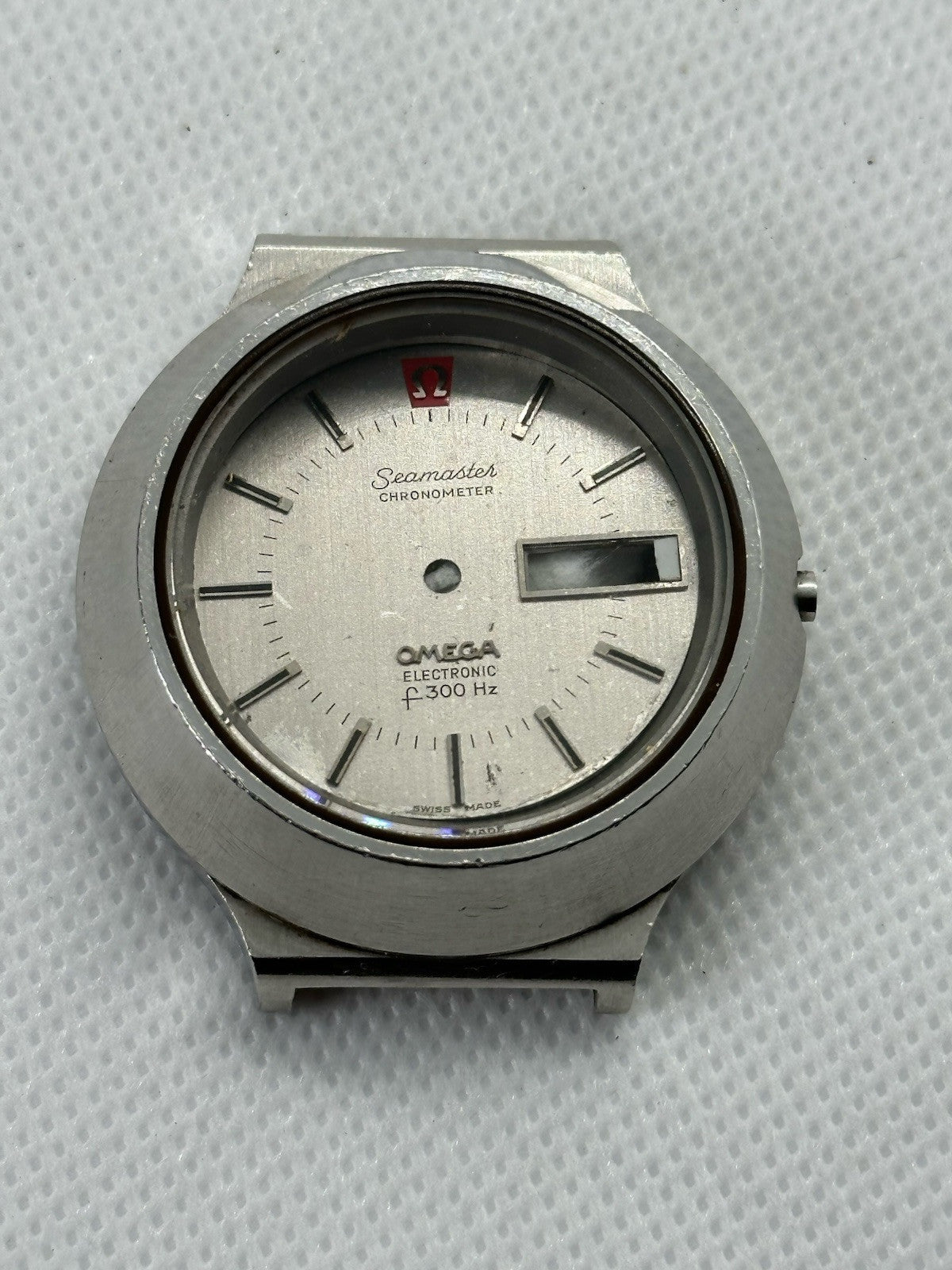 Vintage Omega f300 Mens Watch | 198.0011 | Spares/Repair - CASE & DIAL ONLY
