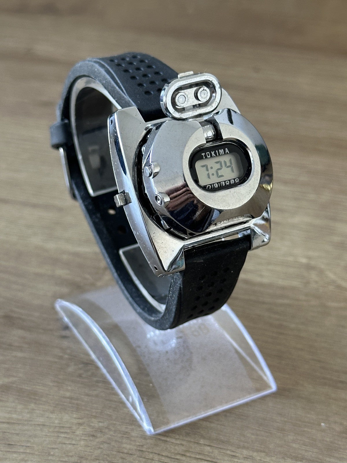 Vintage Tokima Digirobo - Japanese Transforming Mens Watch - Running Project