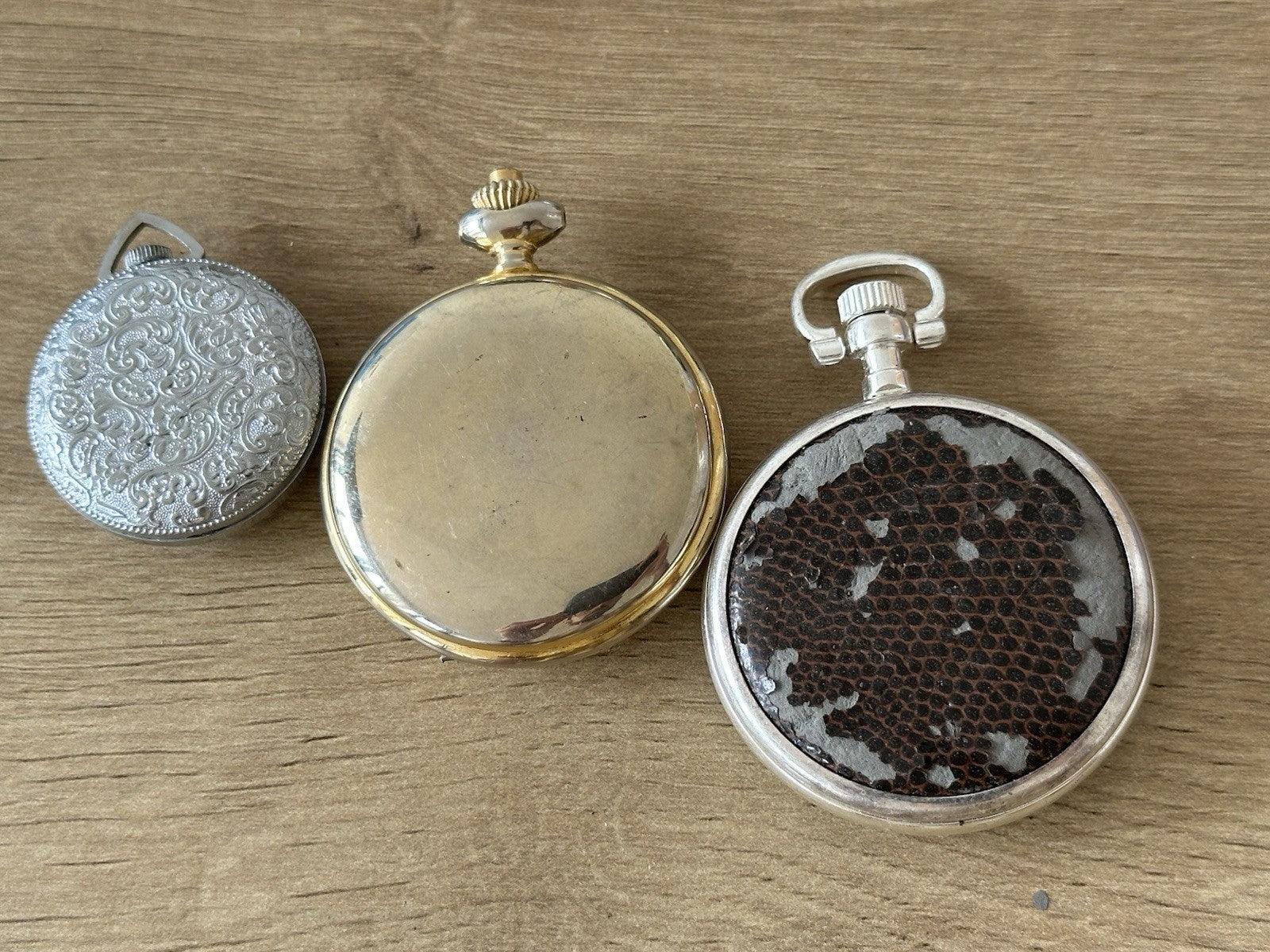 Vintage Retro Pocket Watch Job Lot x3 inc. Lamar & Citron - Spares/Repairs