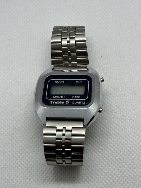 Vintage Treble S LCD Mens Watch - Spares/Repairs
