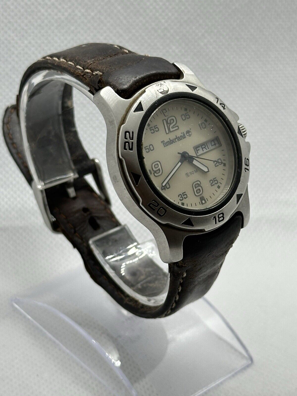 Vintage Timberland Mens Indiglo Explorer Watch - Runs, Needs New Battery