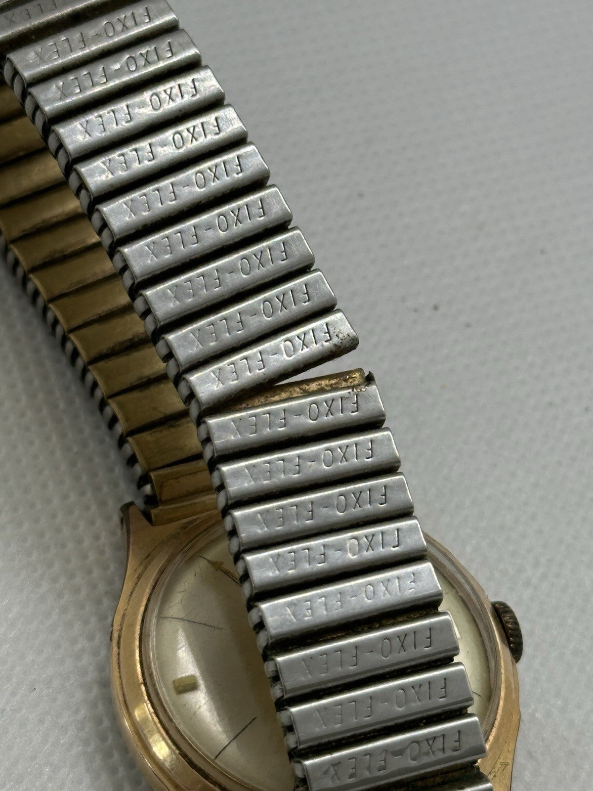Vintage Smiths 21J Gold Plated Mens Date Watch - Working