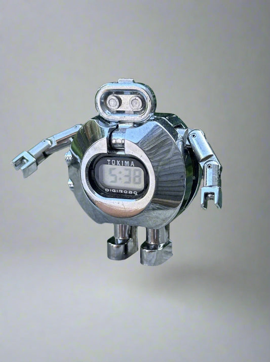 Vintage Tokima Digirobo - Japanese Transforming Mens Watch - Running Project