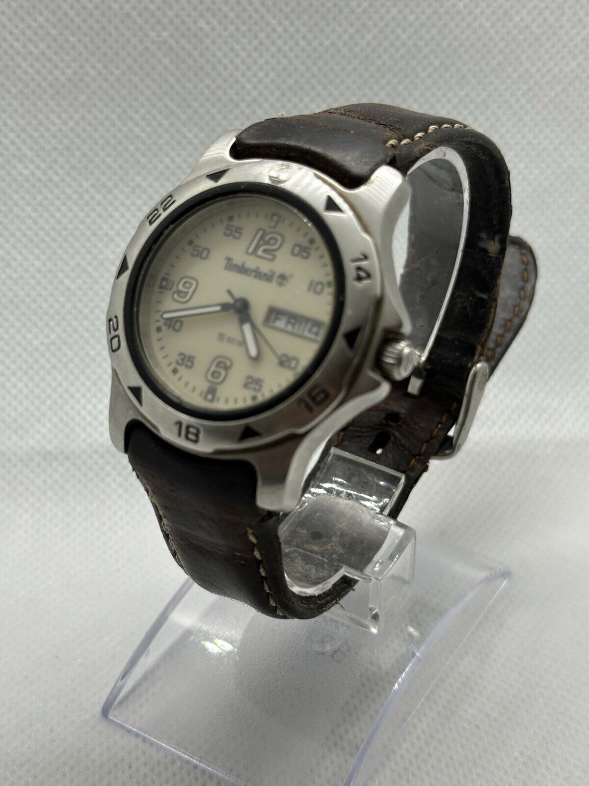 Vintage Timberland Mens Indiglo Explorer Watch - Runs, Needs New Battery