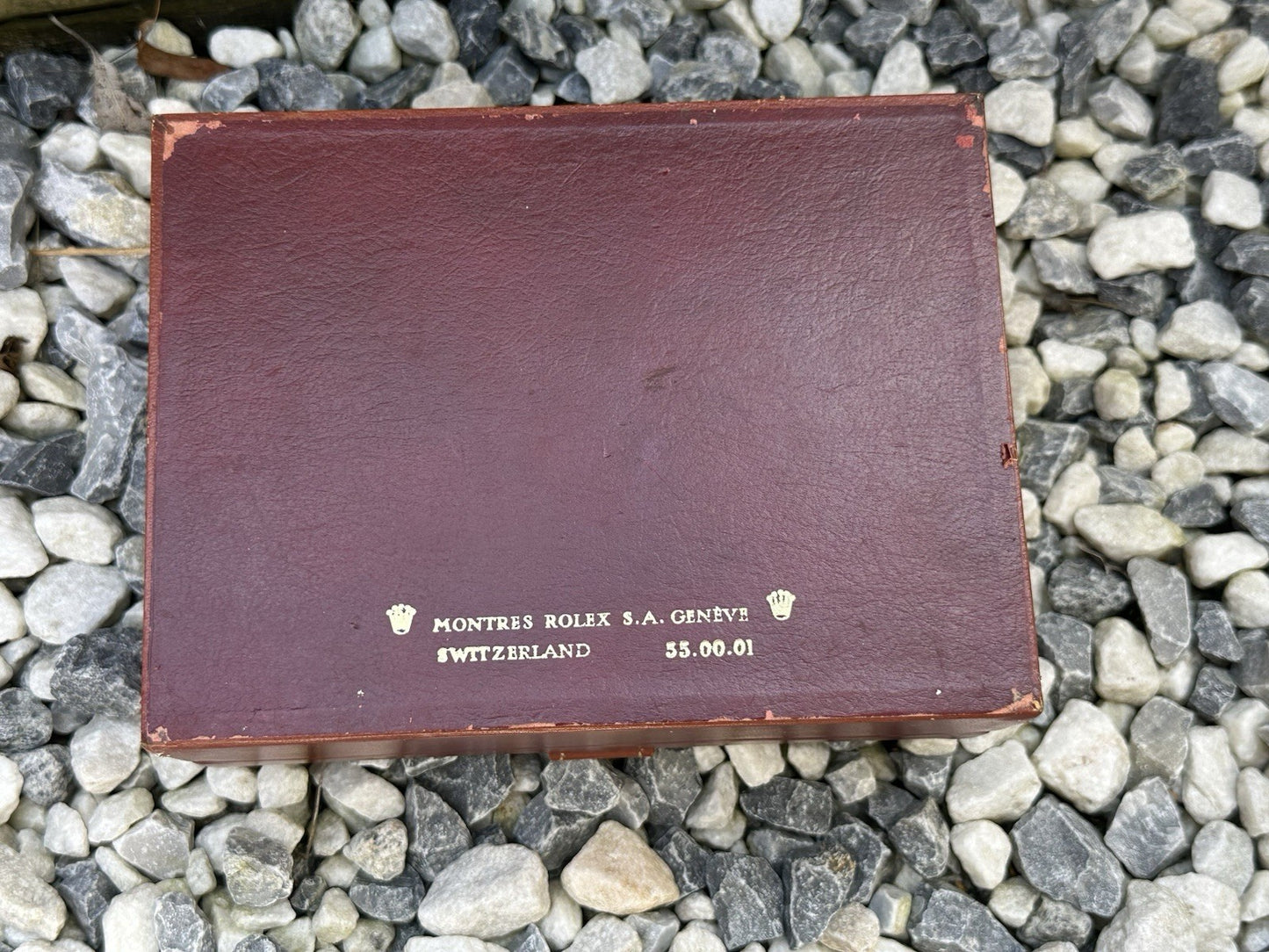 Vintage Rolex Oyster Quartz Mens Watch Box - 55.00.01