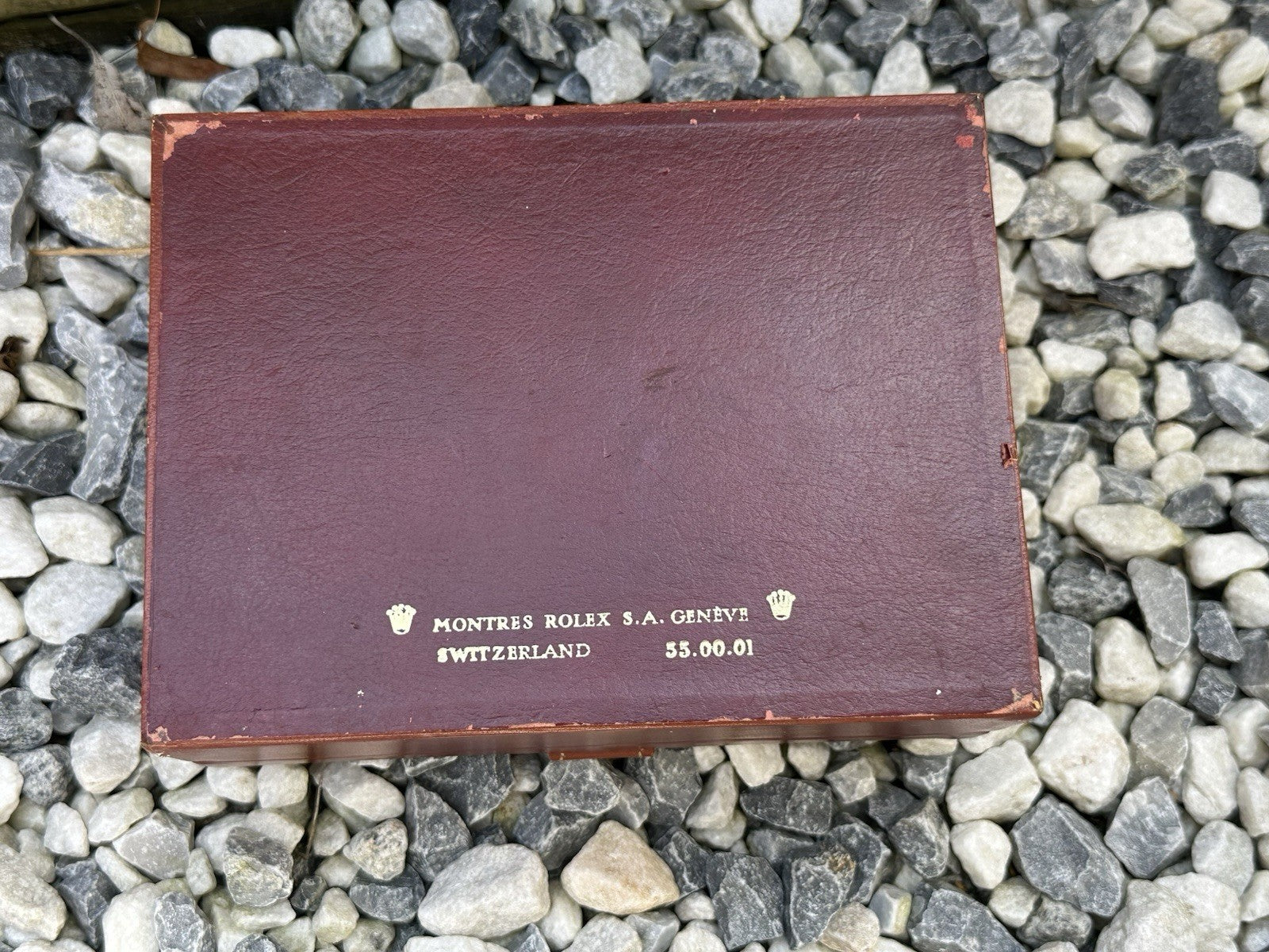Vintage Rolex Oyster Quartz Mens Watch Box - 55.00.01