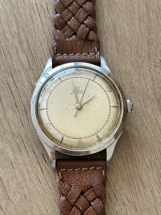 Vintage Omega Seamaster  Automatic Bumper Mens Watch 2421-3 -Running Project