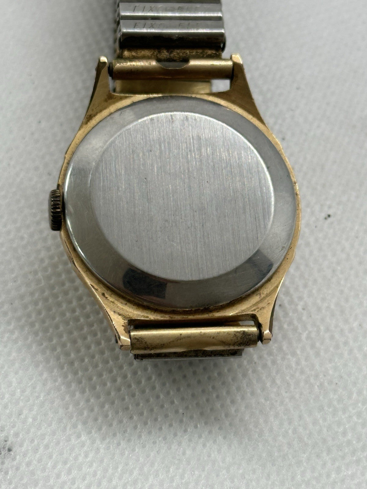 Vintage Smiths 21J Gold Plated Mens Date Watch - Working