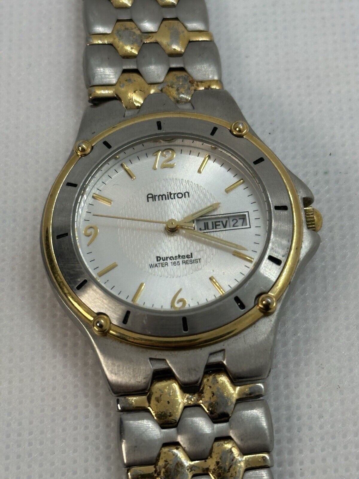 Vintage Armitron Durasteel 165 Quartz Mens Dive Watch Spares