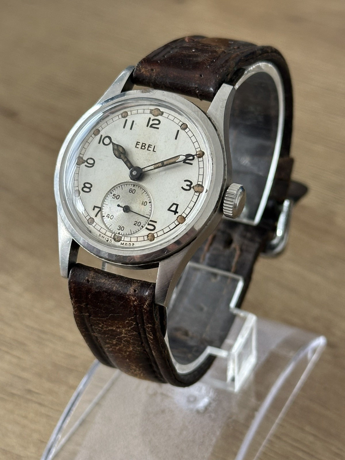 Vintage WW2 Ebel ATP Military Issue Mens Watch - Fully Serviced March 2026