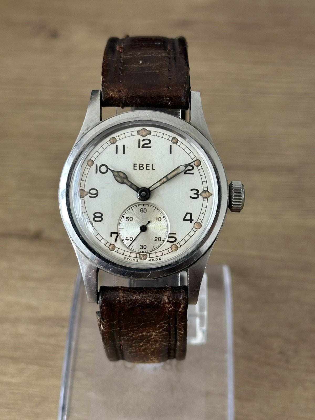 Vintage WW2 Ebel ATP Military Issue Mens Watch - Fully Serviced March 2026