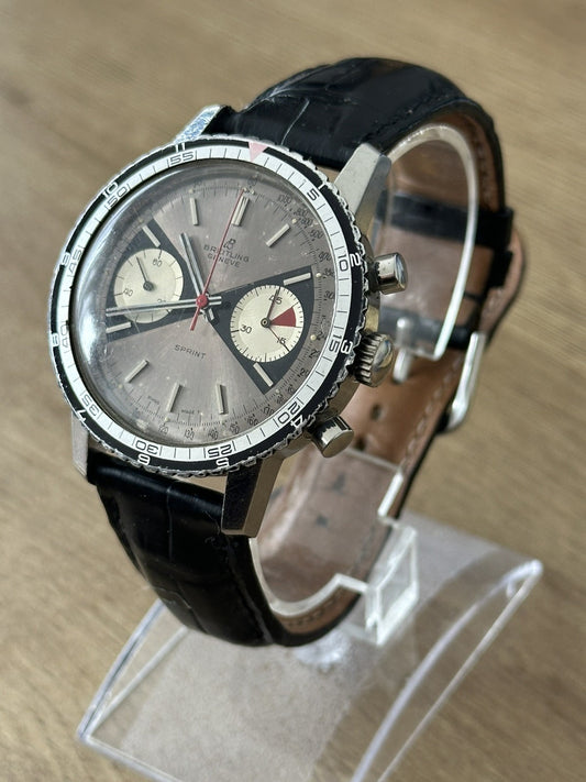 Vintage Breitling Sprint '2010' Zorro Mens Chronograph Watch- Running