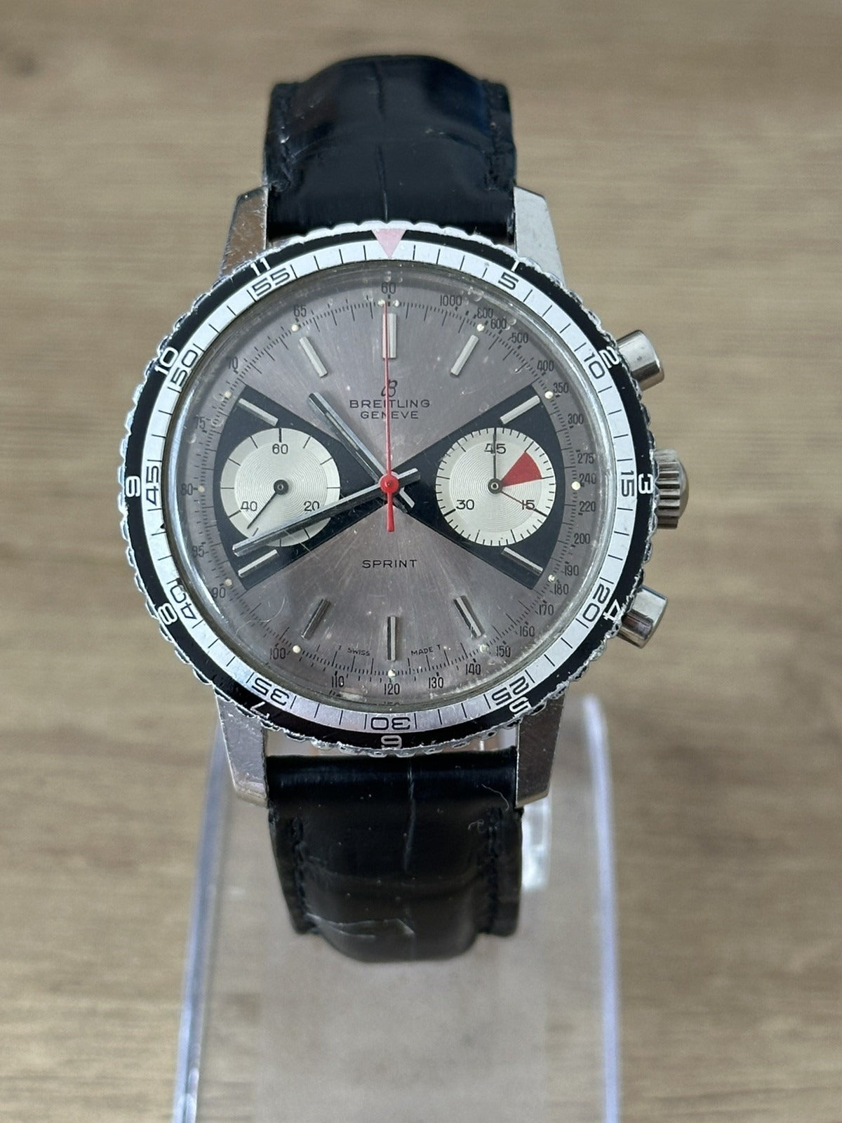 Vintage Breitling Sprint '2010' Zorro Mens Chronograph Watch- Running
