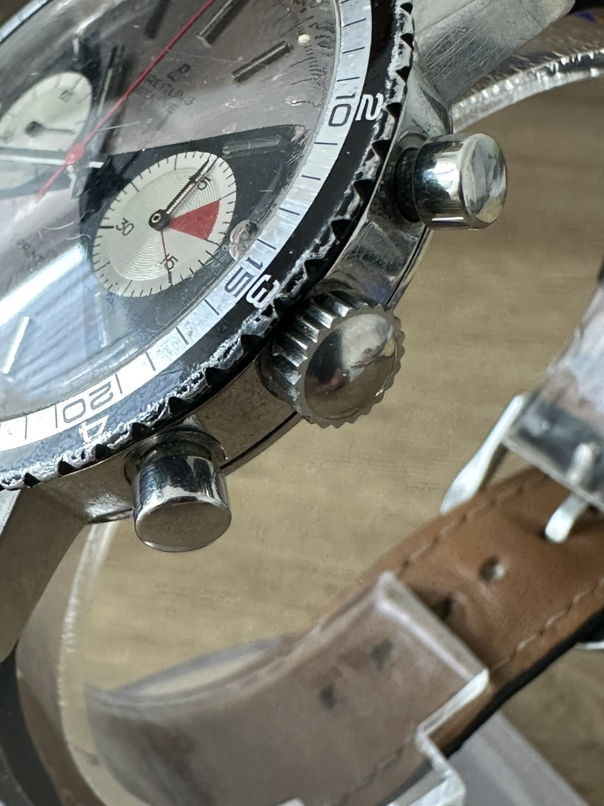 Vintage Breitling Sprint '2010' Zorro Mens Chronograph Watch- Running