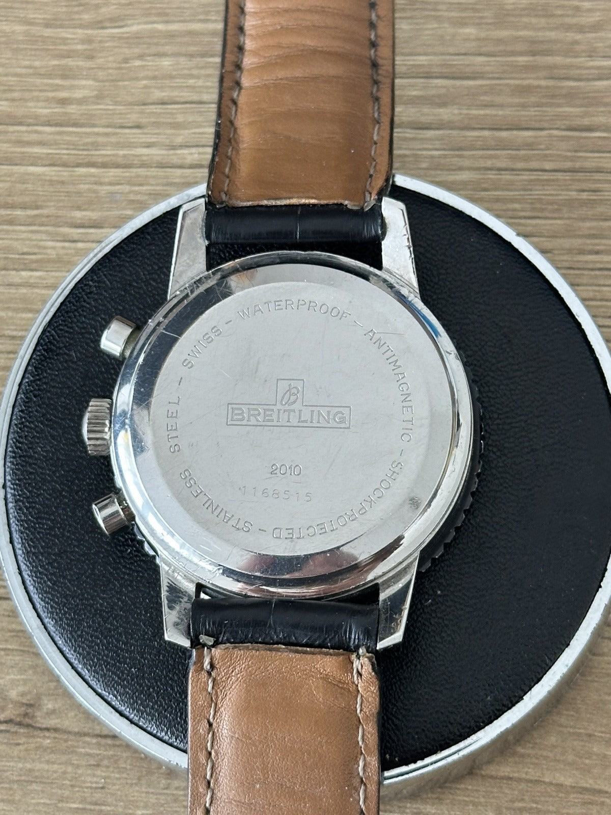 Vintage Breitling Sprint '2010' Zorro Mens Chronograph Watch- Running