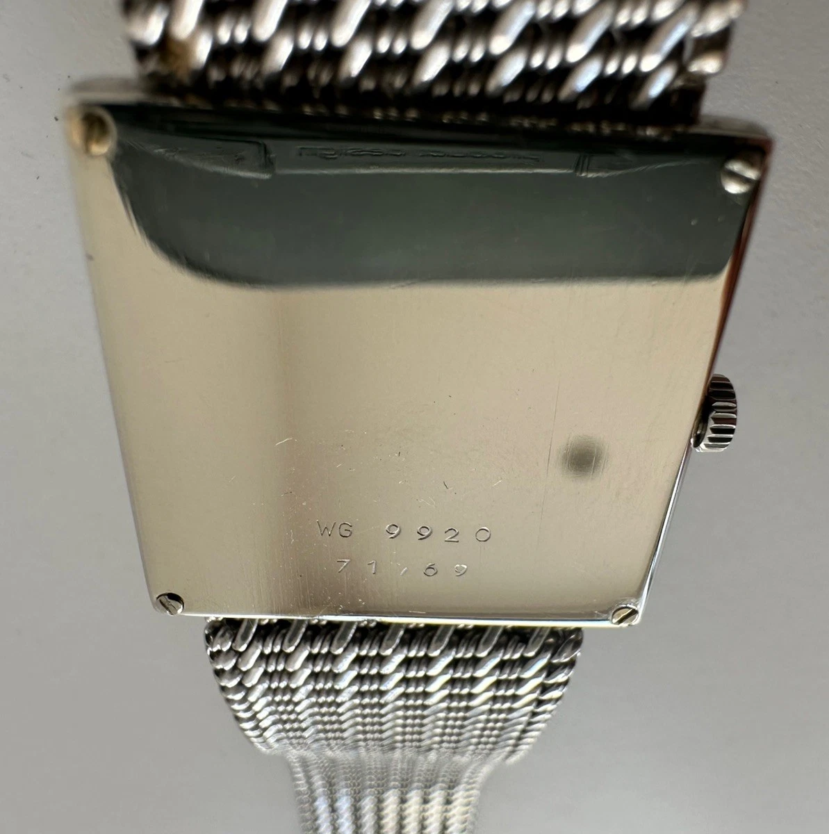 Vintage 1970s 18k Solid White Gold Bueche-Girod Watch | Blue Dial | Extensive Service History