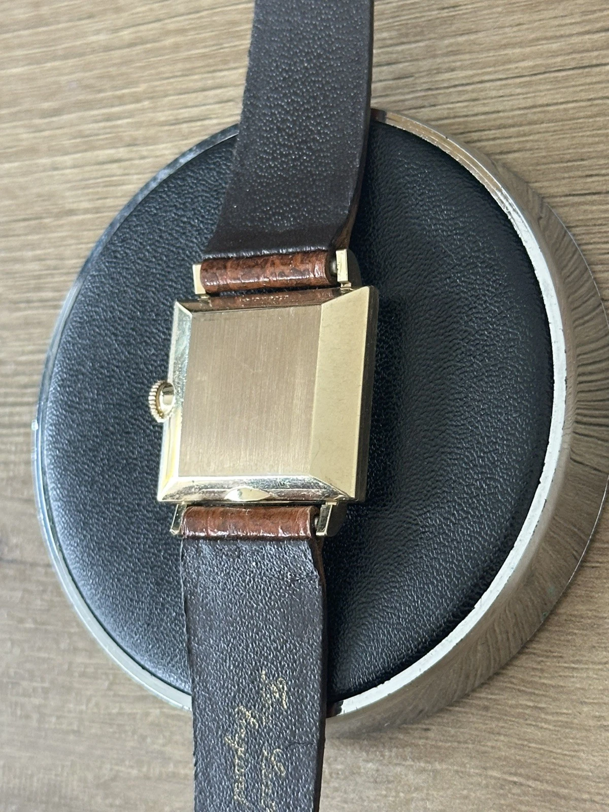 Vintage 10k Solid Gold LeCoultre Mens/Unisex Tank Watch - Running