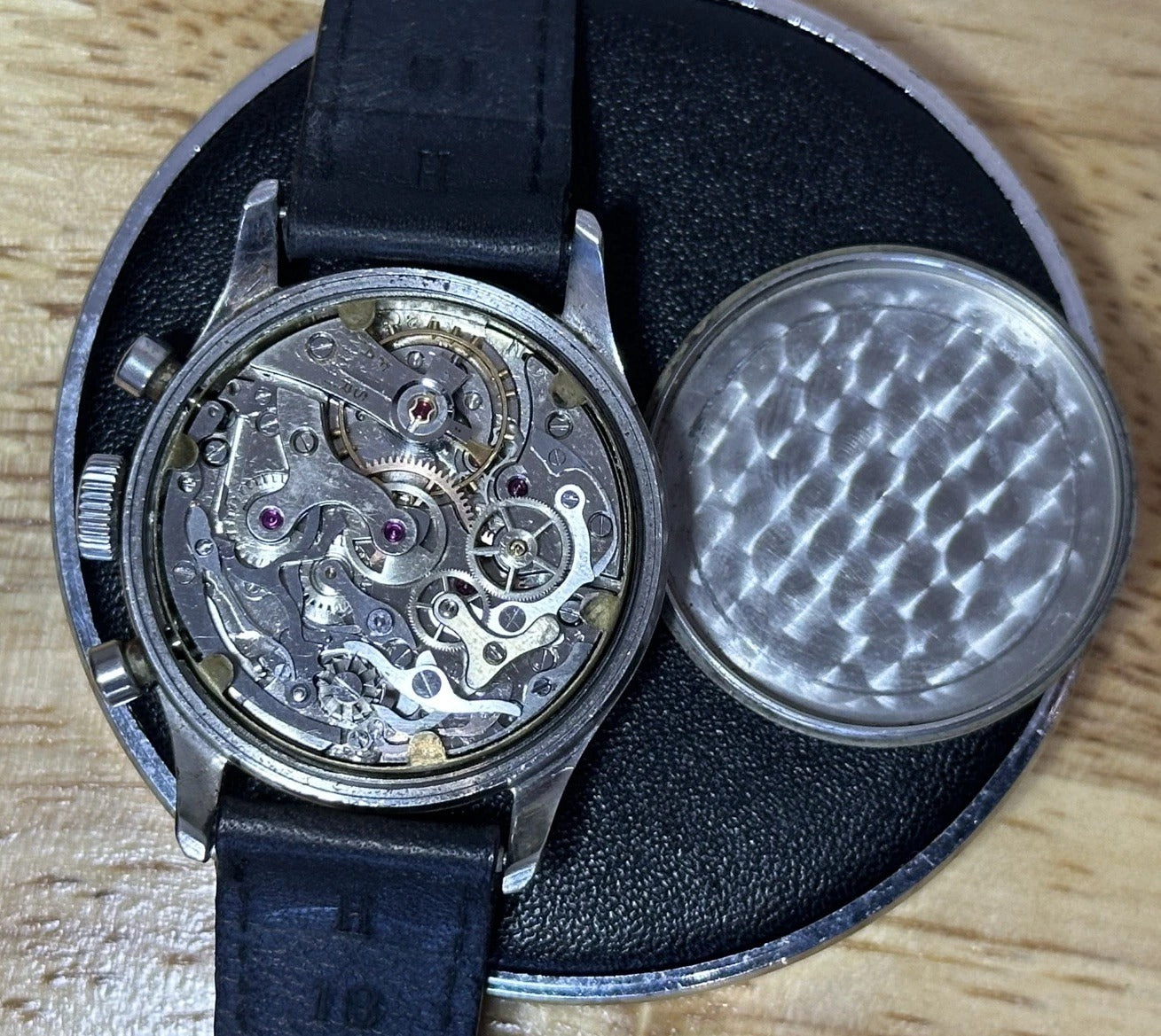Vintage Leonidas Valjoux 72 Mens Chronograph Watch - Fully Serviced January 2026