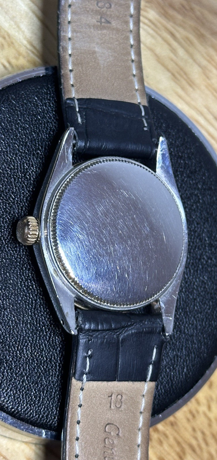 Vintage Rolex Oyster Perpetual Mens/Unisex Watch - 14k Bezel, Ref 6551 - Running