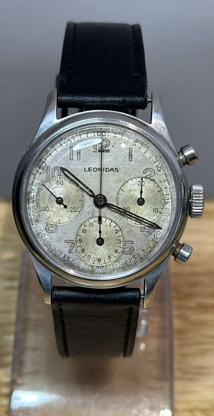 Vintage Leonidas Valjoux 72 Mens Chronograph Watch - Fully Serviced January 2026
