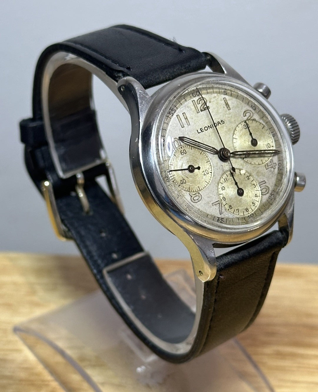 Vintage Leonidas Valjoux 72 Mens Chronograph Watch - Fully Serviced January 2026