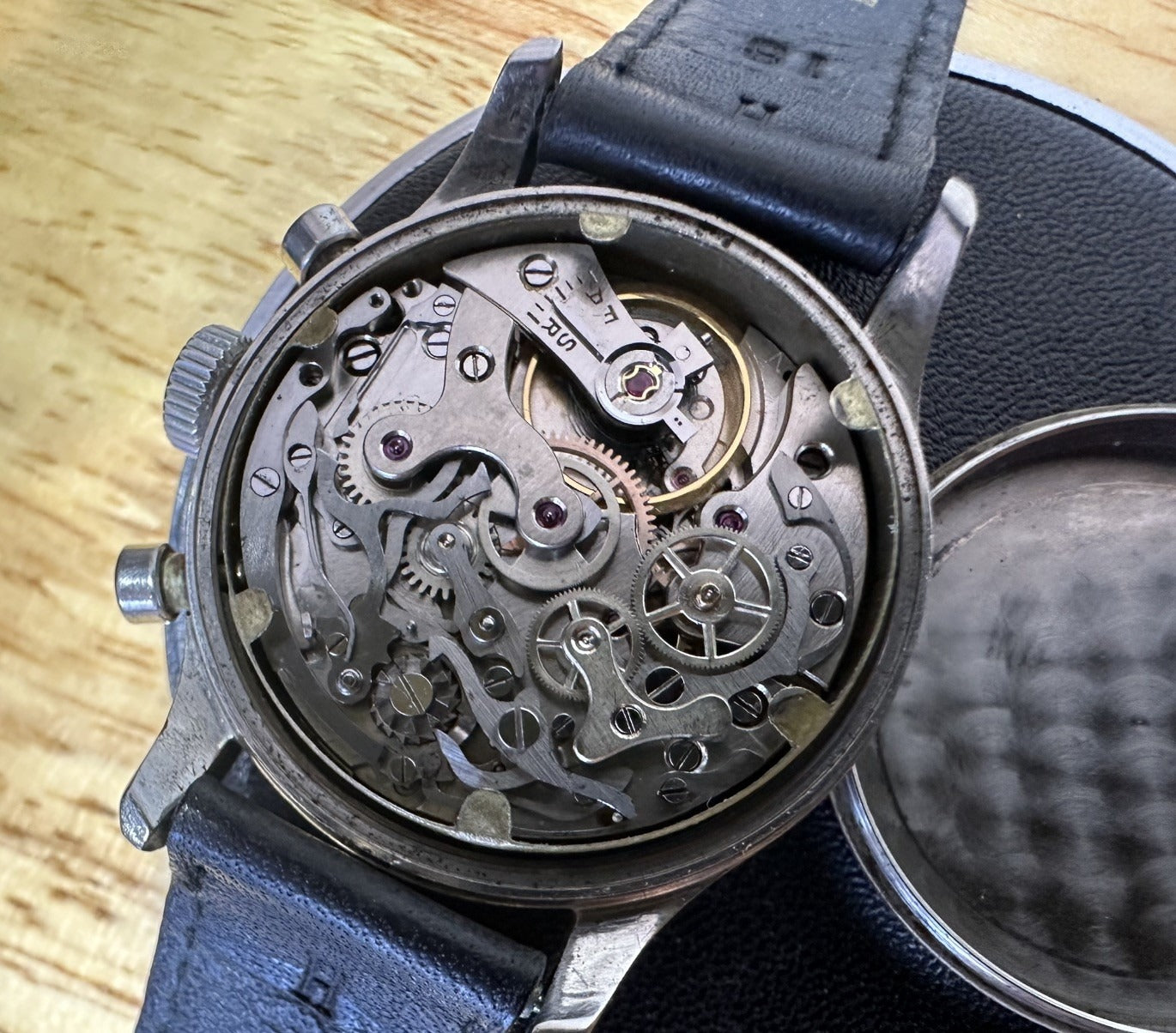 Vintage Leonidas Valjoux 72 Mens Chronograph Watch - Fully Serviced January 2026