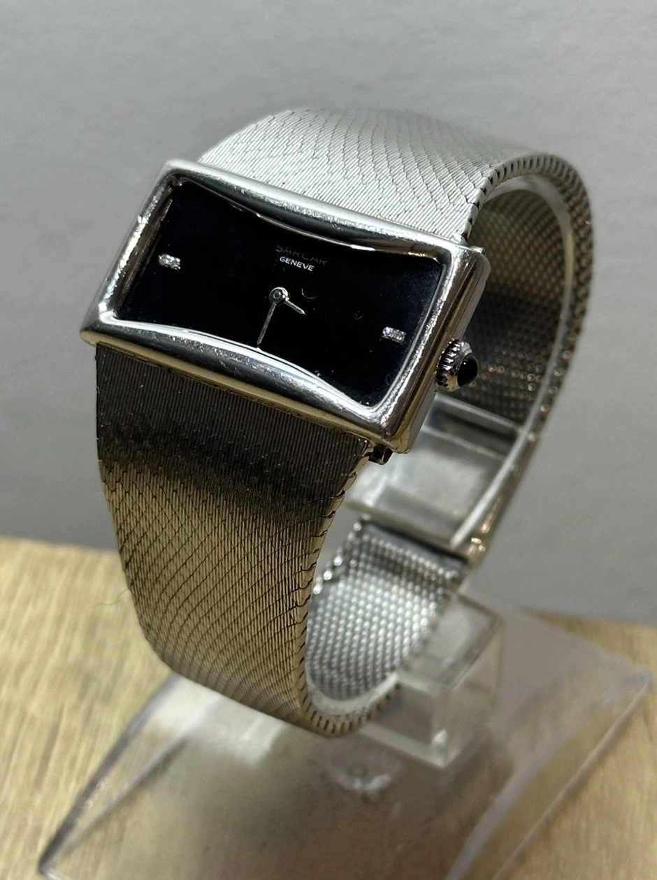 Vintage 925 Sterling Silver Sarcar Geneve Mens/Unisex Watch - Running