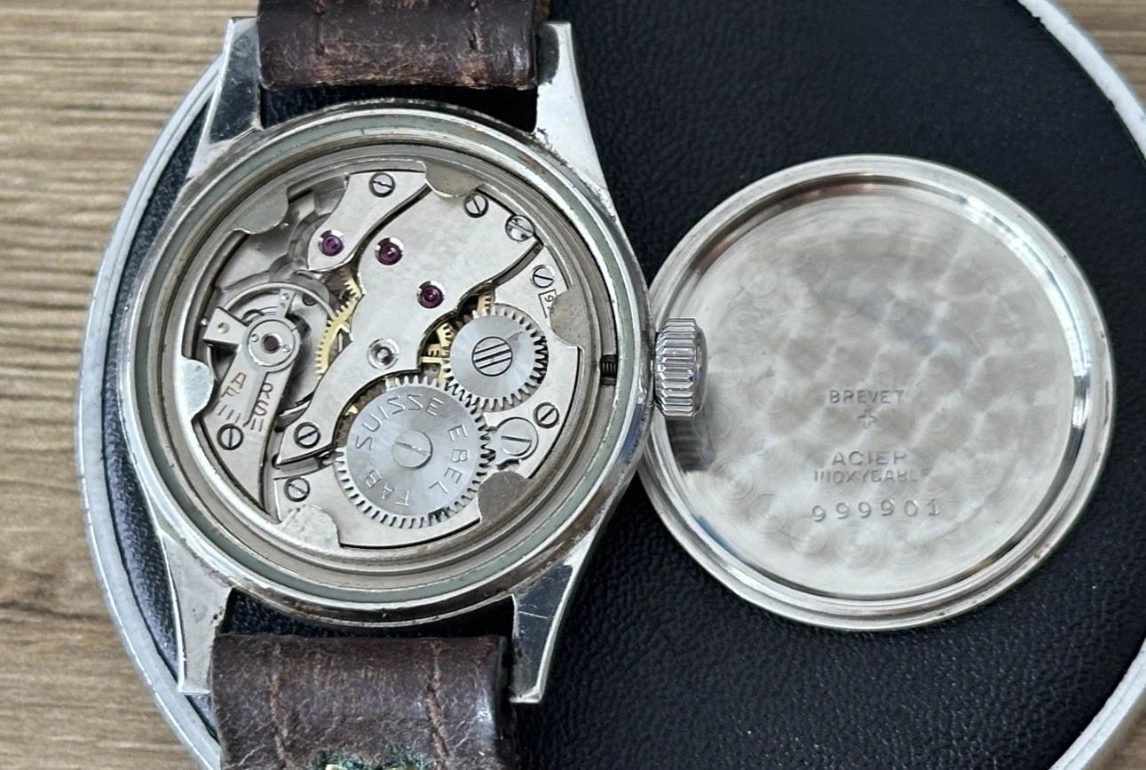 Vintage WW2 Ebel ATP Military Issue Mens Watch - Fully Serviced March 2026