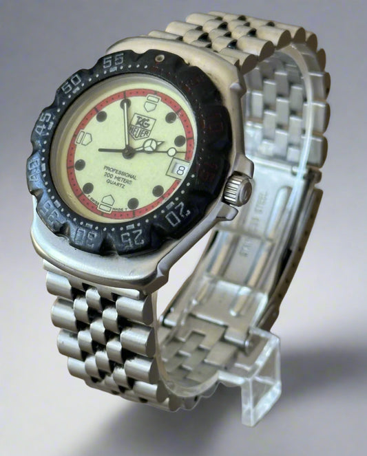 Vintage Tag Heuer 371.513 Formula 1 Mens Date Watch - Running