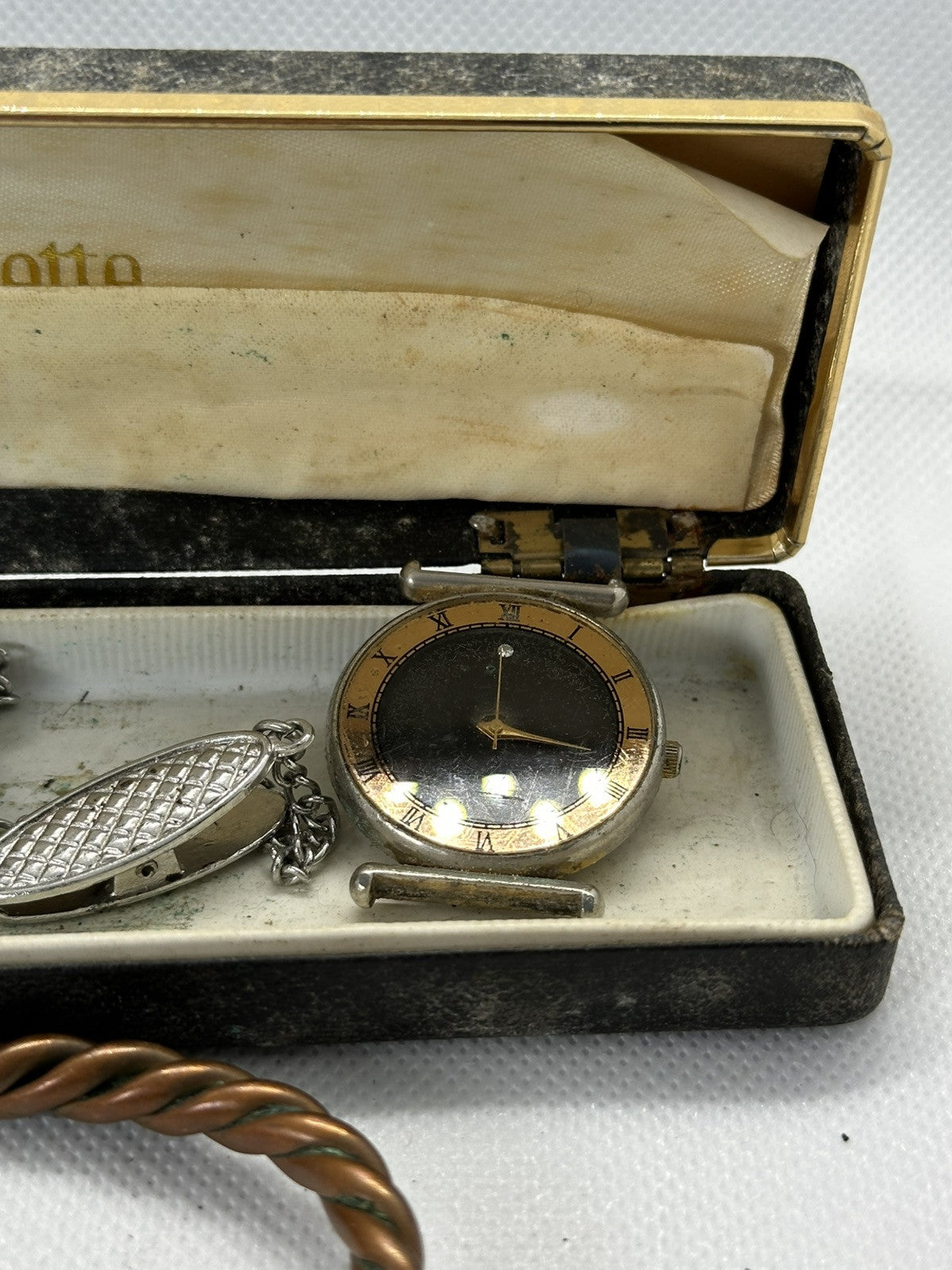 Vintage Jewellery Job Lot - Reflex Watch, Copper Bangle etc - Spares/Repairs